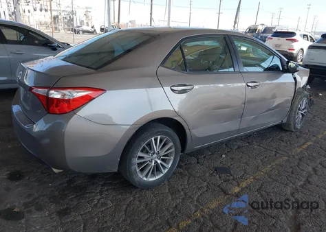 2015 Toyota Corolla Le Plus z USA, uszkodzony, nr VIN 5YFBURHE3FP257606